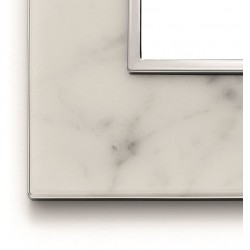 Ramka ozdobna 8(4+4)M stone Carrara white VIMAR EIKON EVO