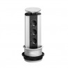 EVOline Port Small 3x230V srebrne wieko